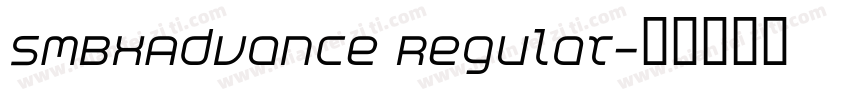 SMBxAdvance Regular字体转换